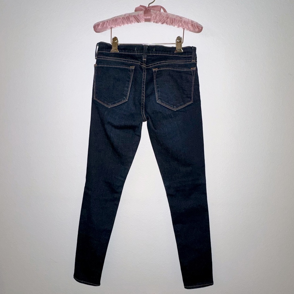 J Brand Jeans Women's Size 27 Ink Skinny Straight Low Rise Dark Wash Casual